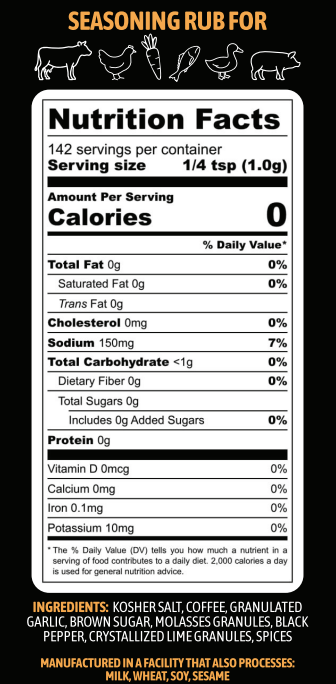 Nutrition Label thumbnail